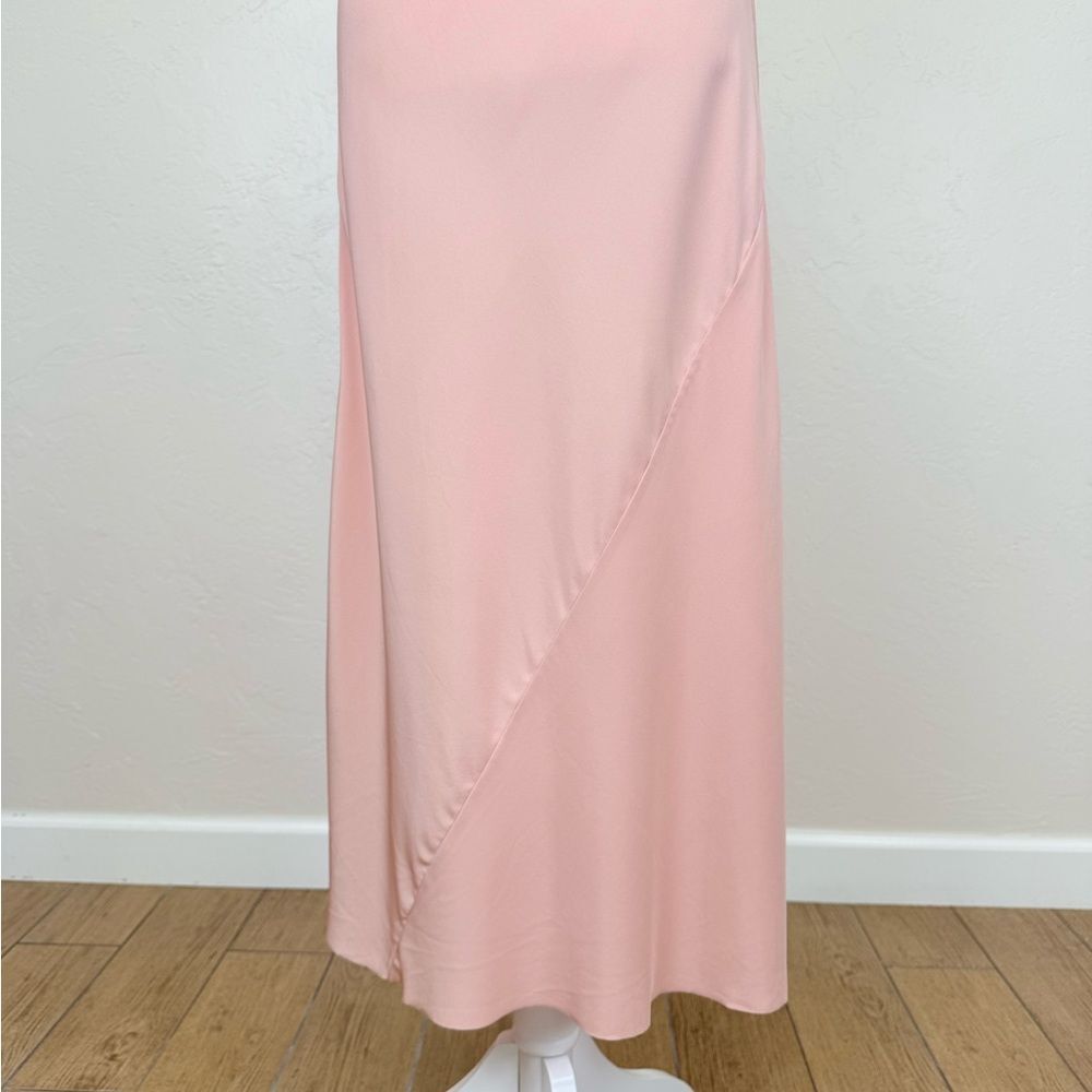 AYR The Ten Outta Ten - Heavyweight Silk Bias Cut Slip Dress Sunset Pink XS - Picture 7 of 16